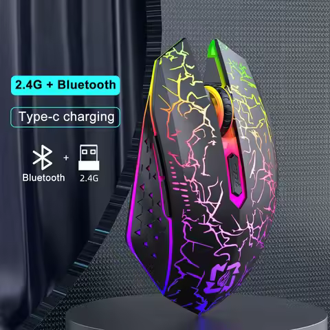 2.4G Bluetooth Wireless Mouse Gaming Mouse Silent Mouse Rechargeable Mouse 800-1200-1600 DPI Mouse M