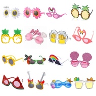 ✿ Beach Glasses Funny Flamingo Party Glasses Hawaii Party Sunglasses  Funny Glasses Beach Sunglasses
