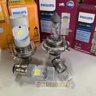 PHILIPS MENTOL LED MOTOR T19 H4 HS1 M5 FRONT BULB MOTORCYCLE EX5 LC135 Y15 EGO DASH AVANTIZ W125