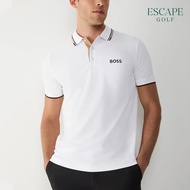 Kaos Polo Pria Golf | Hugo Boss Paddy Pro Cotton-Blend Men’s Golf Polo Shirt - White