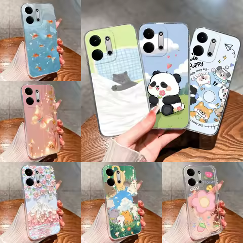 For Xiaomi Redmi 17C 5G Cases Cartoon Puppy Goldfish Lightweight Camera Protection Clear Casing For 
