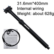 ZOOM Mountain Bike Dropper Seatpost 30.9/31.6*400Mm Stroke 100MM Hydraulic Seatpost Internal/externa