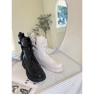 Laced-Up Army Boots