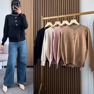 Little boutique SYERA KNIT BLOUSE SKB15347 | Women's knit Top