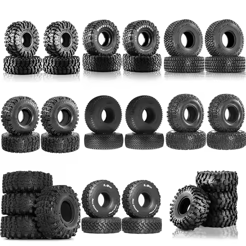 4pcs 1.9-inch RC crawler high-grop rubber tires are suitable for TRX4/TRX6 axial SCX10I/I/Il, Redcat