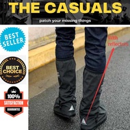 Waterproof Motorcycle Shoe Cover Raincoat Waterproof Ray Reflector Rubber