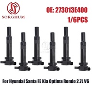 SORGHUM Ignition Coil 27301-3E400 273013E400 For Hyundai Santa FE Kia Optima Rondo 2.7L V6 2007-2010