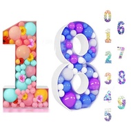 93 Giant Figure 0-9 Filling Box 18th Birthday Decor Number 30 40 50 Frame Anniversary Decoration