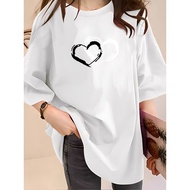 1XL-5XL 2C102 T shirt Blouse T shirt Women's T shirt Plus Size Tshirt Clothes High stretch Large T S