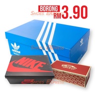 Adidas Sneaker Box Nike Black Red Dark Mocha Bundle Whosales Shoes Boxes Kotak Kasut Borong Malaysia