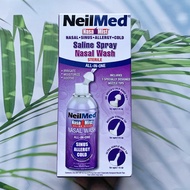 สเปรย์น้ำเกลือล้างจมูก ออลอินวัน พร้อมหัว 3 แบบ NasaMist Saline Spray Nasal Wash Sterile All in One 