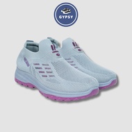 Gypsy - Sepatu Wanita Tanpa Tali Bahan Rajut Sneakers Cewek Import Sport Olahraga XGYD5