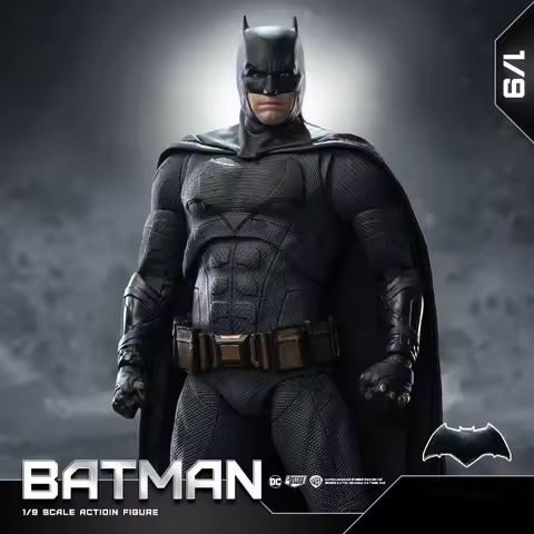 Fondjoy Justice League Light Armor Batman Model Sculpt Action Figures In stock 19cm DC Batman Collec