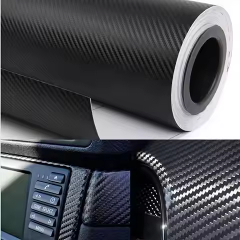 3D Nano Carbon Fiber Car Bumper Door Guard Protection Film 3m Car Door Sill Protector Sticker Black 