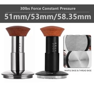 Coffee Tamper 51/53/58.35mm For Delonghi Breville 30lbs Force Constant Pressure Espresso Distributor Barista Coffee Accessoires