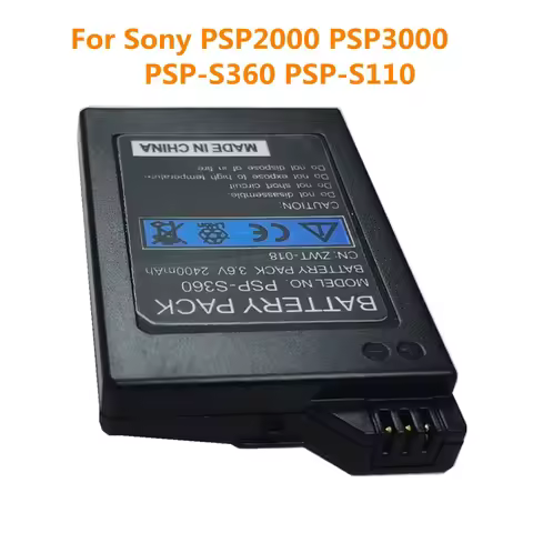 3.6V 2400mAh Original Replacement Battery For PSP2000 PSP3000 PSP-S360 PSP-S110 Cell Game Machine Re