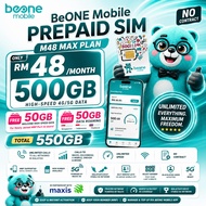 BeOne Prepaid 5G SIM Card by Maxis 5G BeOne SIM Card Prepaid 5G BeOne SIM 5G by Maxis | 5G 500GB Roa