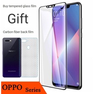 Full screen glass film Tempered glass film for OPPO A9 A5 A31 A53 A52 A93 A92 A72 2020 A91 A12 A12E F9 F7 F5 F1s V9 A77 R15 A7 A3S A5 pro