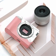 適用機型CANON EOS R50 V 手掌紋皮革相機底座皮套