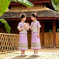 Children's Tsubame Costume Girls' Dance Suit Thailand Cambodia Malaysia