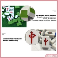  144Pcs/Set Mahjong Portable Entertainment Melamine Party Game Mahjong for Indoor