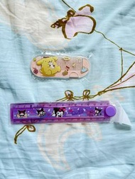 全新 Sanrio Pompompurin 布甸狗 梳 kuromi 間尺 文具