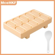 Hot Sale MceHKF Sushi Báo Chí khuôn hình chữ nhật musubi Maker Báo Chí 10 trong 1 Mini Nhật Bản onig