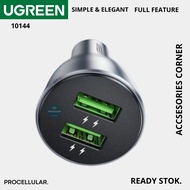 Ugreen Car Charger Car 36W Dual Usb Port QC 3.0 Fast Charging