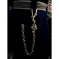 Brass Chain Wallet Brass Wallet Chain/