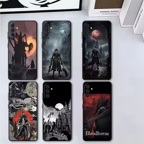 B-Bloodborne Game Soft Phone Case for Samsung A17 A37 A57 A16 A26 A36 A56 A15 A25 A35 A55 A14 A24 A3