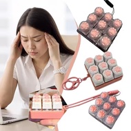 Creative Cat Pink Paw Pads Design Keycap Mechanical Keyboard Clicky Keychain Fidget Toy Bag Decorati