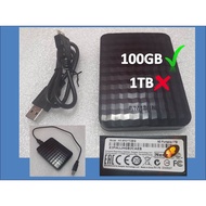 Samsung HDD External hard disc drive 1TB (faulty not reject) only 100gb can use & thumb drive 32GB L