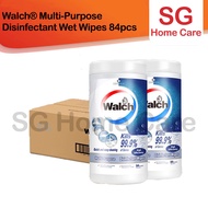 Walch® Multi-Purpose Disinfectant Wet Wipes 84pcs x 12 Rolls