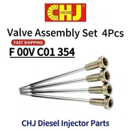4PcsCHJ Total Rail Fuel Injector Control Valve F 00V C01 354 Suitable for 0 445 110 281, 0 445 110 2