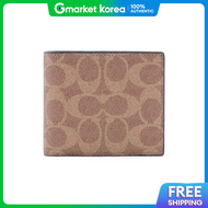 Coach | รน CY394QBNRX สำหรบผชาย ดไซนบางเฉยบ ใสบตรได