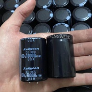 1 PC ใหม่ Original 16V 25V 50V 63V 80V 100V 10000UF Radial DIP ตัวเก็บประจุอลูมิเนียมอิเล็กโทรลีติคค