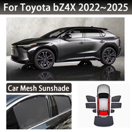 Car Magnetic Sunshade For Toyota bZ4X Accessories 2022~2025 Window Mesh Shades Visors Sun Protection