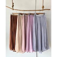 Cora Shimmer Flowy A-Cutting Skirt Muslimah Skirt