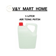 【READY STOCK】5Liter Air Tong Putih