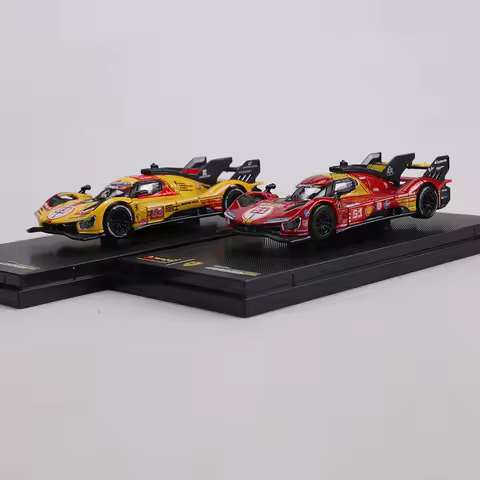 Burago 1:64 Ferrari 499p 24 Hours of Le Mans Car NO.51 NO.83 Muddy distressed version Alloy Model Ca