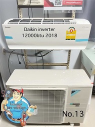 แอร์มือสอง Daikin inverter 12000btu ตัวท๊อป ปี 2018