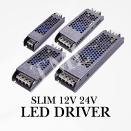 Premium Slim 12V 24V LED Driver Power Supply for LED Striplight Strip Light COB Driver TML