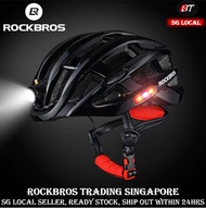 RockBros Bicycle Helmet Escooter Helmet Cycling helmet with light safety light bicycle accessories