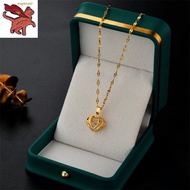 kalung emas muda 375 asli ada surat Kalung Segel Hati Berlian Spirit
