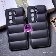 Infinix Hot 50 Pro SoftCase Pillow Macaron Black Case Infinix Hot 50 Pro Pillow