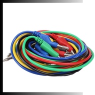 5PCS Stackable Banana to Banana Plug Test Leads Soft Electrical Test Cable Wire 3.3Ft/1M for Multime