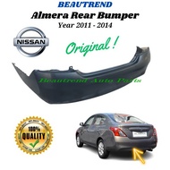 Nissan Almera Rear Bumper Original Bumper Belakang Kereta N17 Year 2011 2012 2013 2014