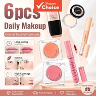 Affordable 6-Piece Full Face Cosmetic Gift Set - Perfect Present for Student Girls, Choice Official 
