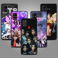 pop music bts team Spot black phone case Samsung A03 Core A12 4G A33 5G A53 5G A73 5G A03 164mm