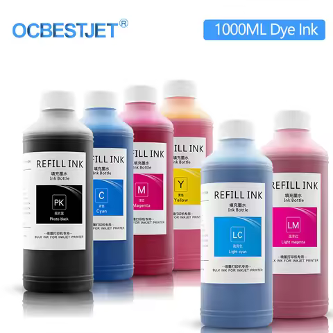 1000ML Dye Ink For Epson D700 FUJI DX100 Inkjet Printer For Espon T7821 T7822 T7823 T7824 T7825 T782